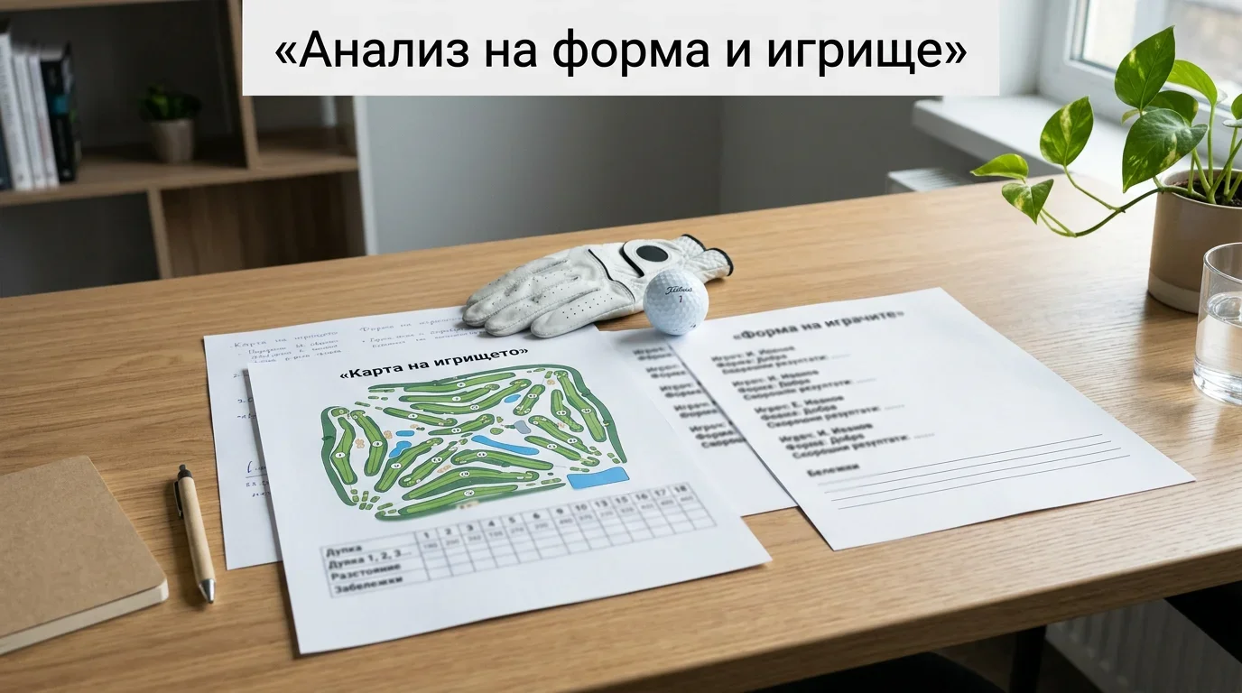Анализ на форма и съвпадение с терена при голф прогнози