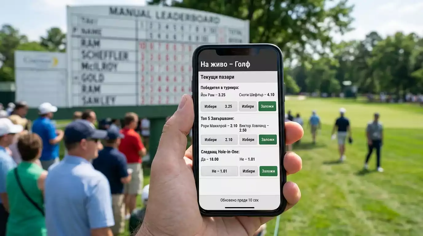 In-play залог, хванат от четенето на живия лидерборд