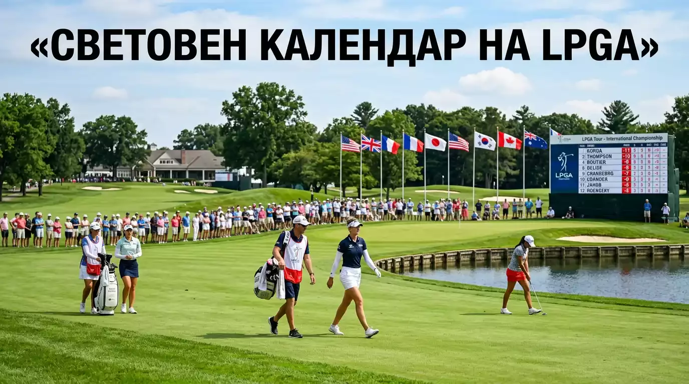 LPGA и женските голф турове с глобален турнирен календар