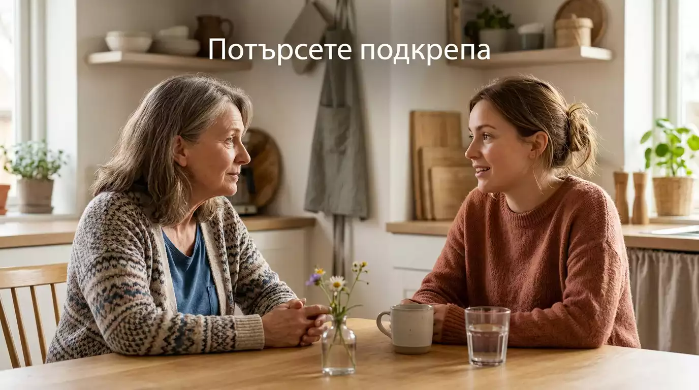 Търсене на помощ и разговор с близък при проблемно залагане